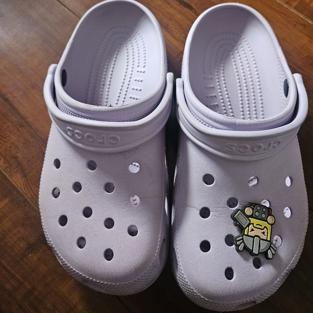 Lavendar Crocs